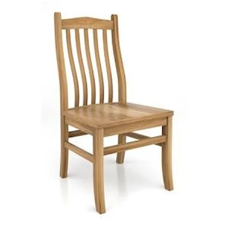 Customizable Solid Wood Dining Side Chair